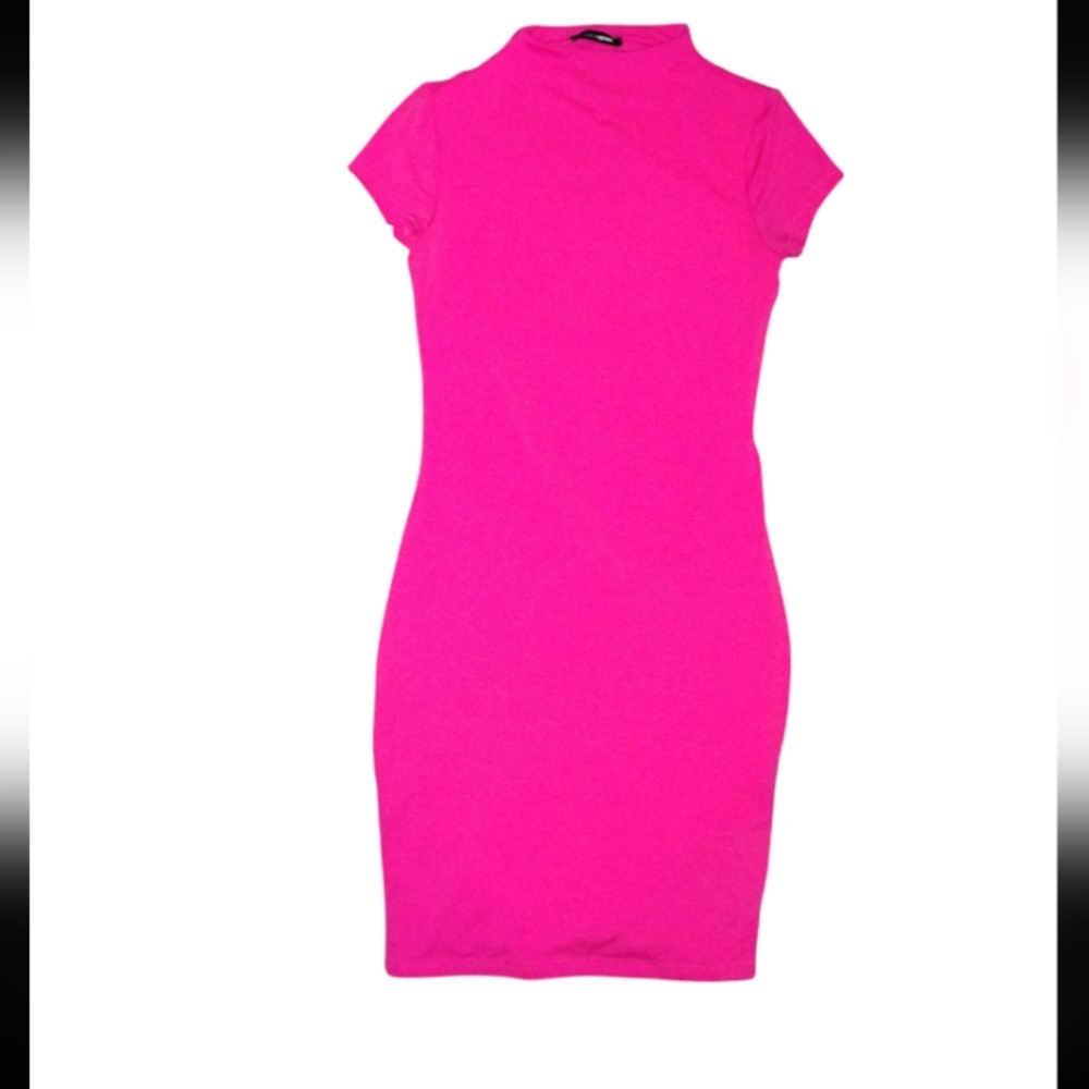 Hot Pink Petite Dress